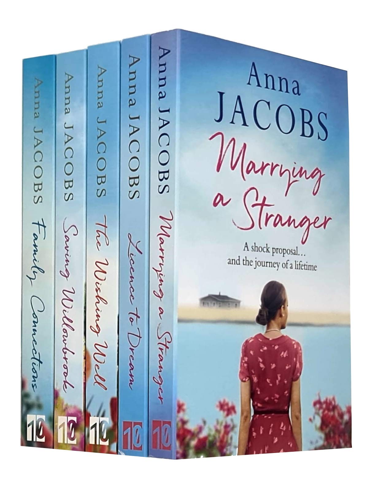 Anna Jacobs Collection 7 Books Set (Changing Lara, Marrying Simone, The Corrigan Legacy, Licence to Dream, Marrying a Stranger, Saving Willowbrook & Kirsty's Vineyard)