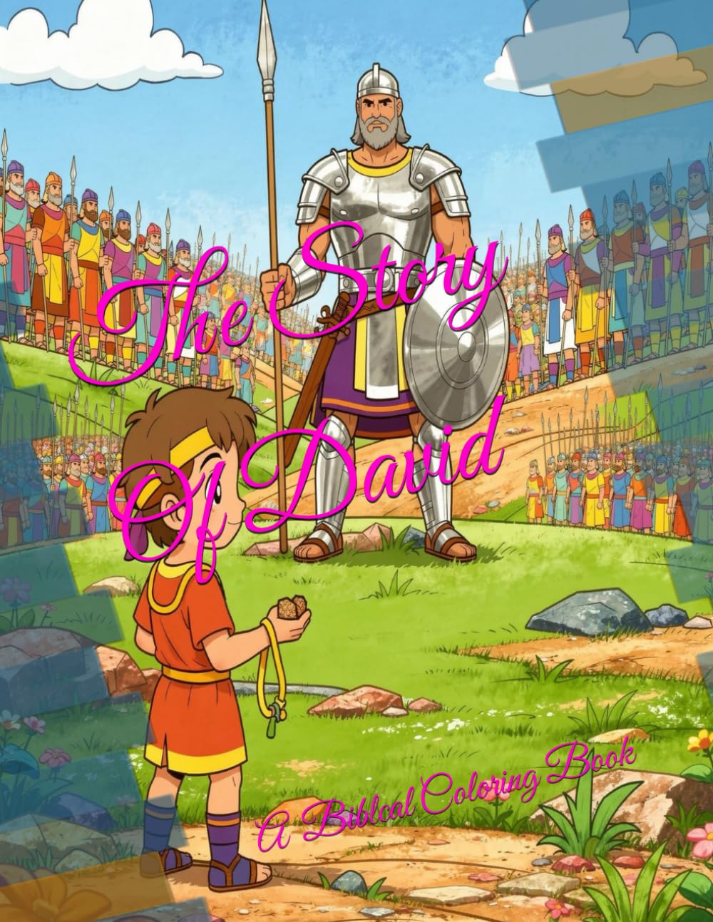 The Story Of David: A biblical coloring book