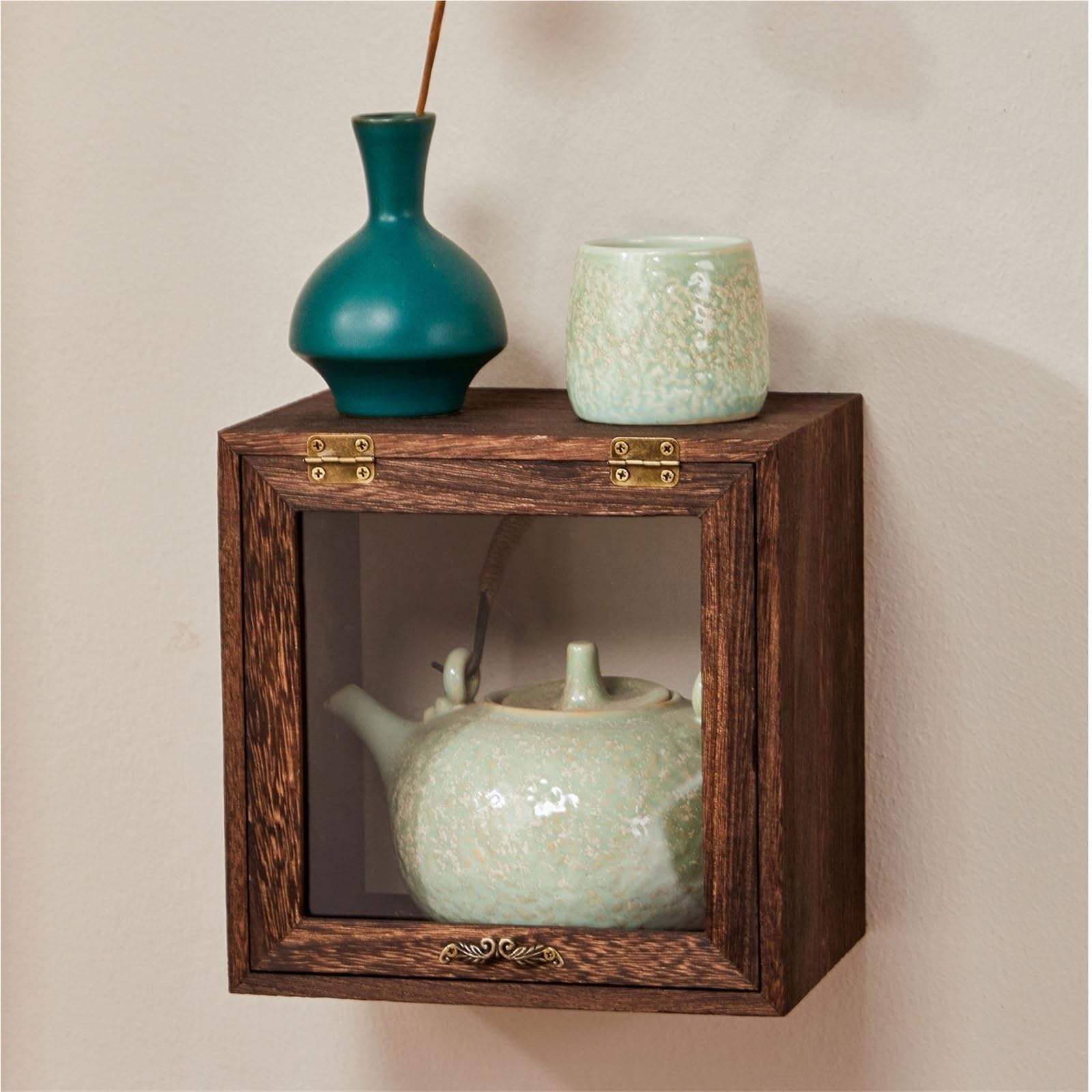 Schwebendes Regal Floating Shelves Wall-mounted Storage Shelf(Klein)