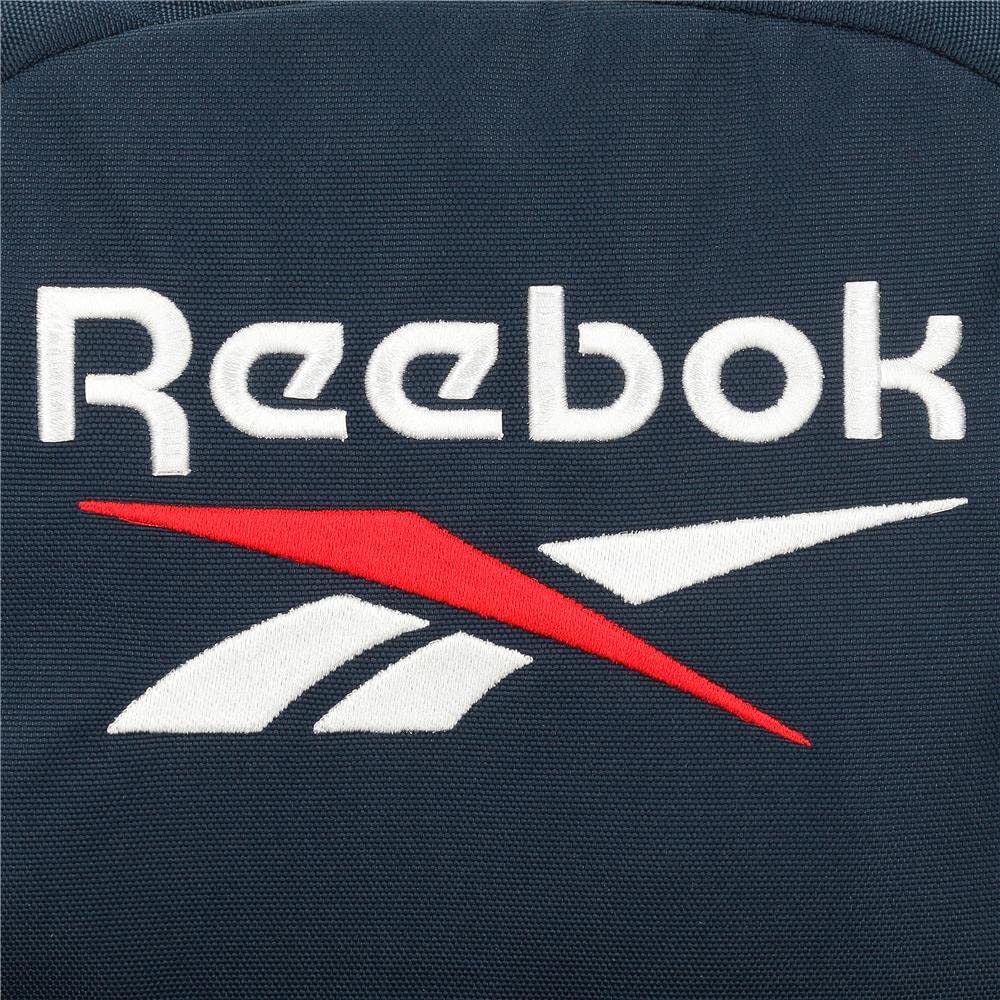 Reebok Boston, mochila escolar, mochila negro y azul fabricada en poliéster, Tirantes anchos, ergonómicos y acolchados, varios compartimentos, de Joumma Bags