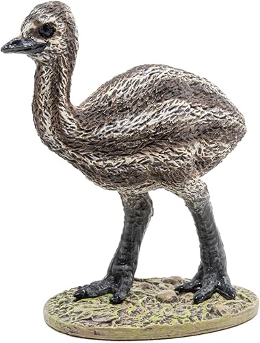 Papo -Pintado a mano - Figura -Wild Animal Kingdom -Baby emu -50273 -Coleccionable - para niños - Adecuado para niños y niñas- a partir de 3 años