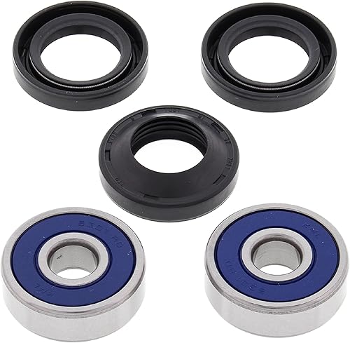 All Balls Racing 25-1072 Kit de rodamientos de rueda delantero compatible con/repuesto para Honda CB125S 1976-1985, CR125M 1974-1978, CR80