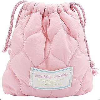 Bolsa de maquillaje acolchada de algodón con ...