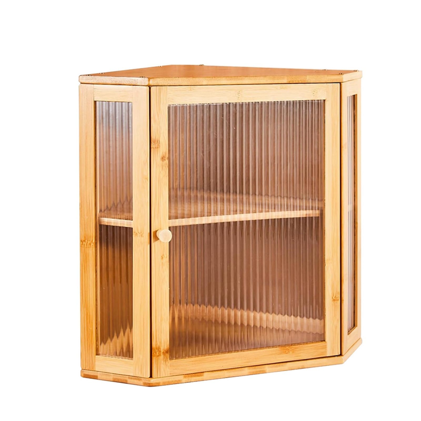 TLMDXTEU Bread Box Double Bread Cabinet Corner Box Kitchen Food Storage for Kitchen Counter
