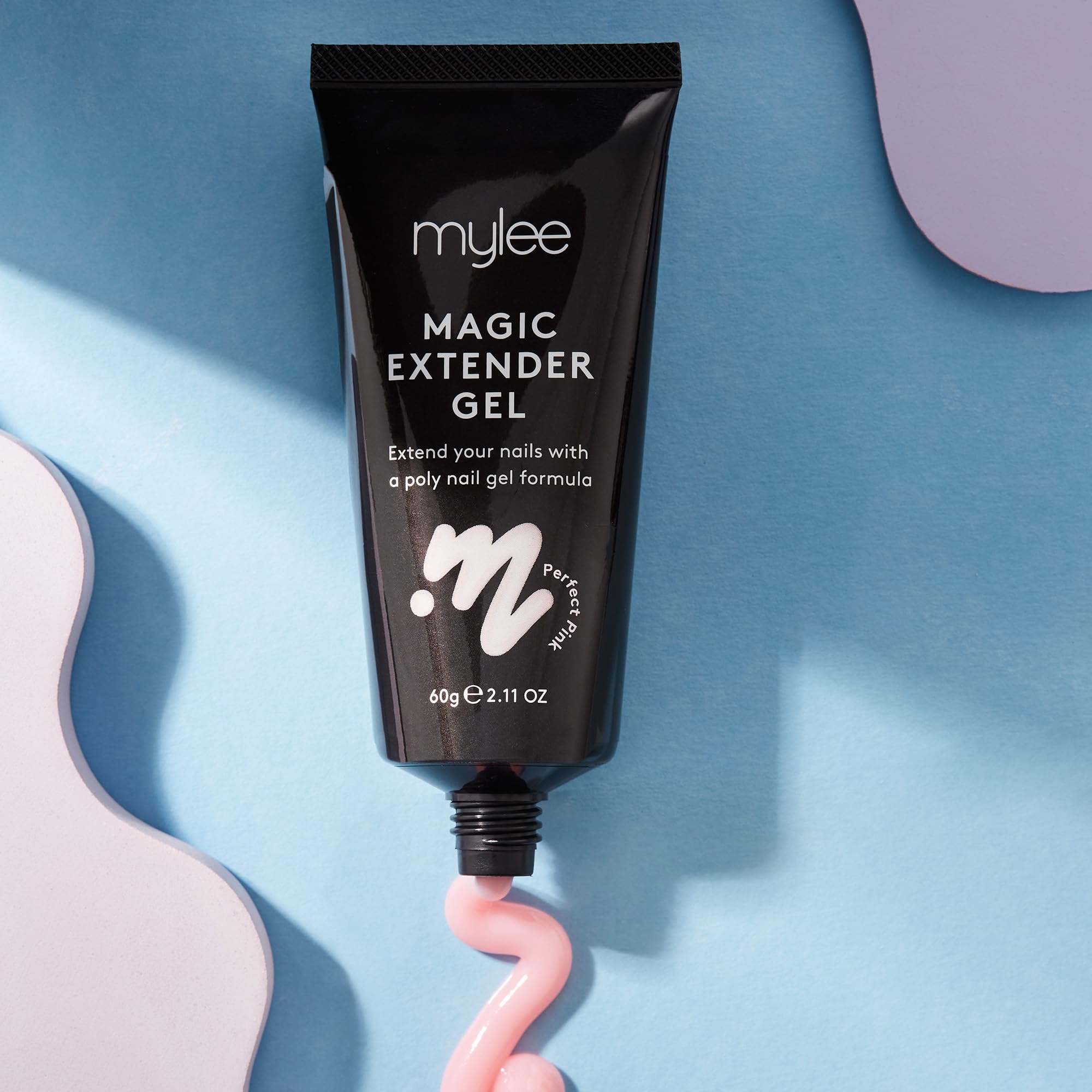 MYGEL by Mylee Magic Extender Gel 60g - Lunga durata, Aspetto naturale, per unghie ispessente, per principianti e professionisti, acrilico Nail art (Perfect Pink)