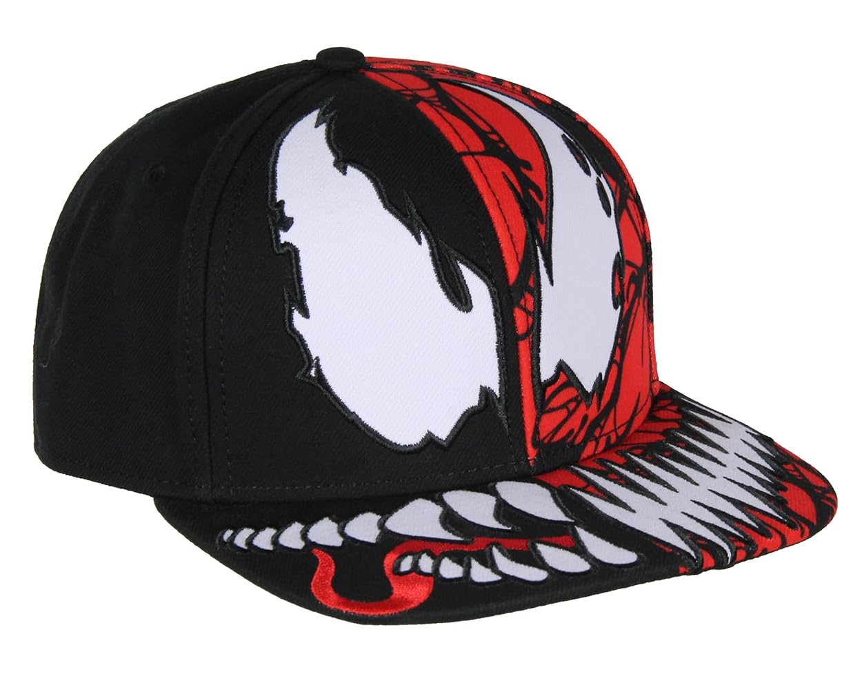 Marvel Comics Adult Venom Carnage Split Face Embroidered