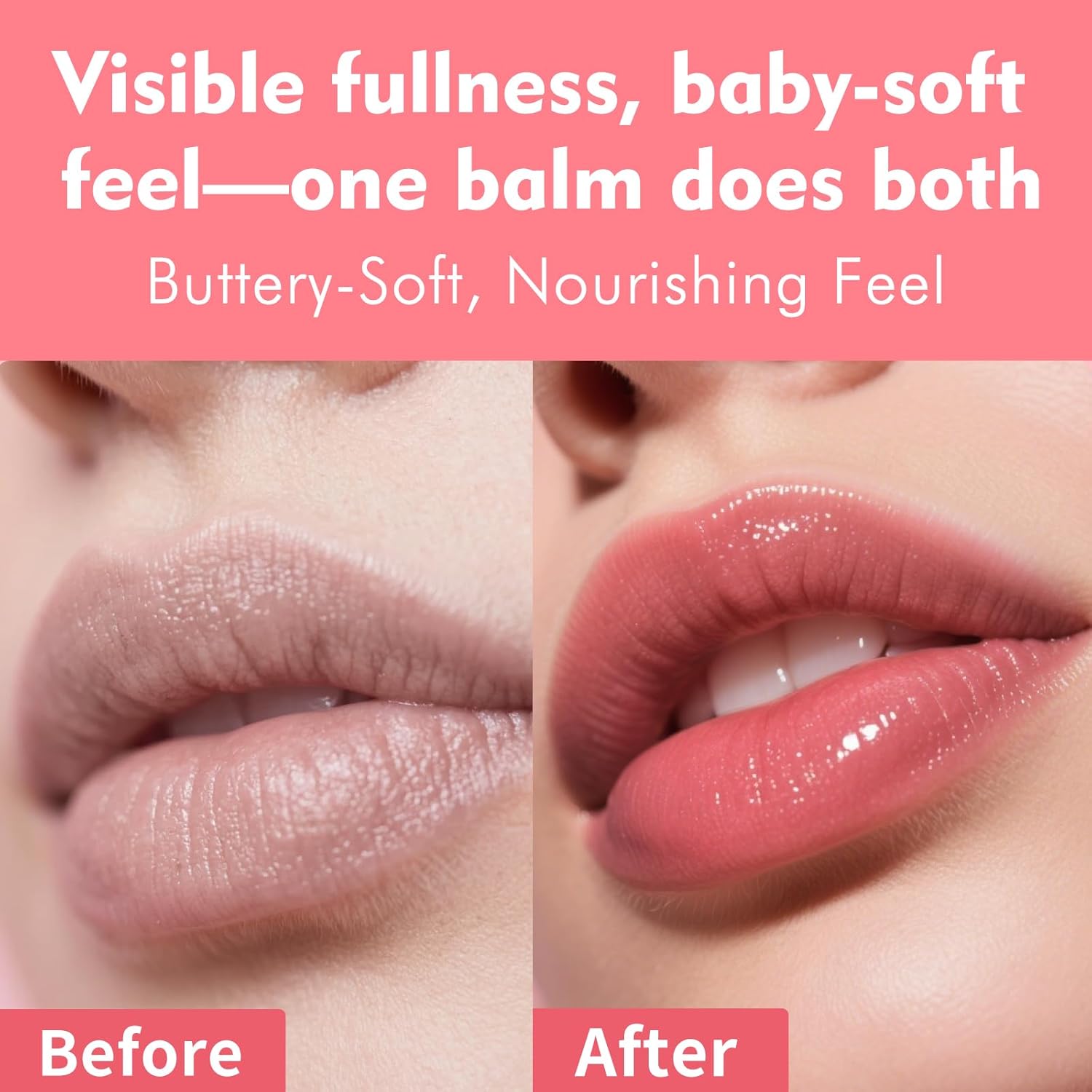 KIMUSE 6 Pcs Tinted Lip Butter Hydration Balm Set, 6 Flavored Shades Hydrating Plumping Gloss with Hyaluronic Acid & Vitamin E, Sheer Tint, Non-Sticky | Vegan Lip Care Makeup for Dry Lips & Daily - Image 6