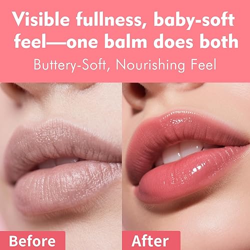 Miniatura 6 de KIMUSE Juego de 6 Bálsamos de Mantequilla Labial Tintada Hidratante, 6 Tonos con Sabor Brillo Hidratante Voluminizador con Ácido Hialurónico y