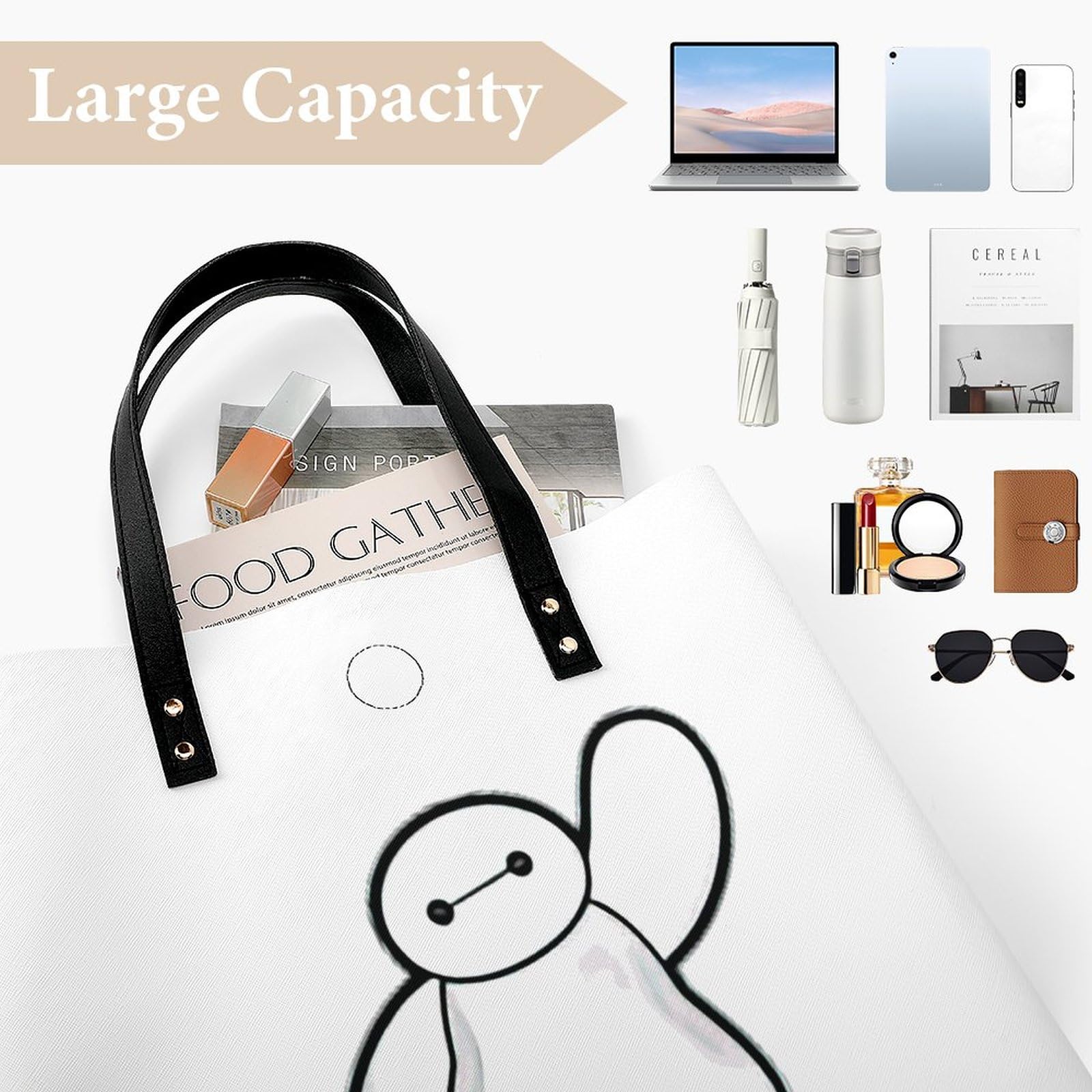 Amazon.co.jp: ベイマックス バック トートバッグ レディース