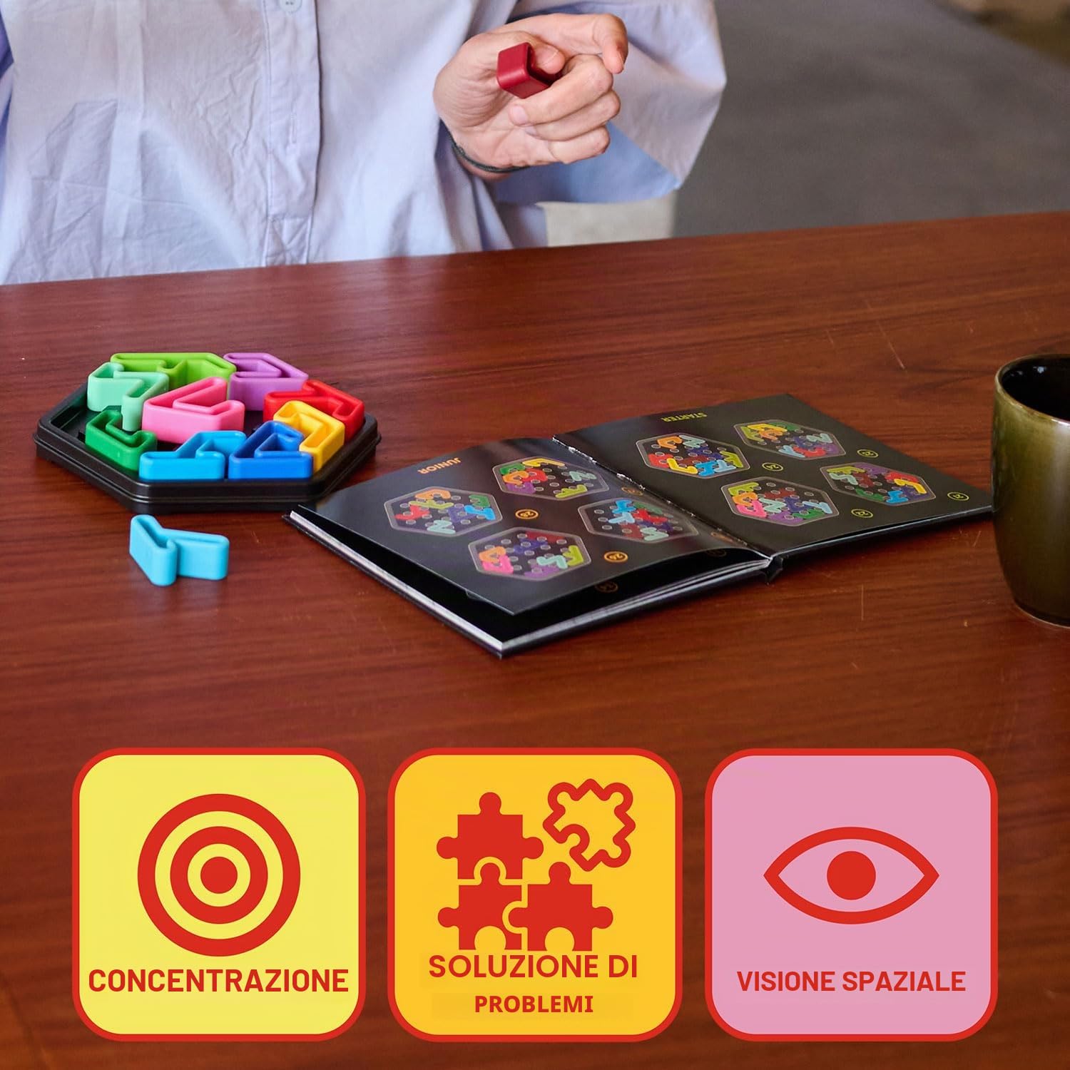 SmartGames IQ-Deluxe Hexagon