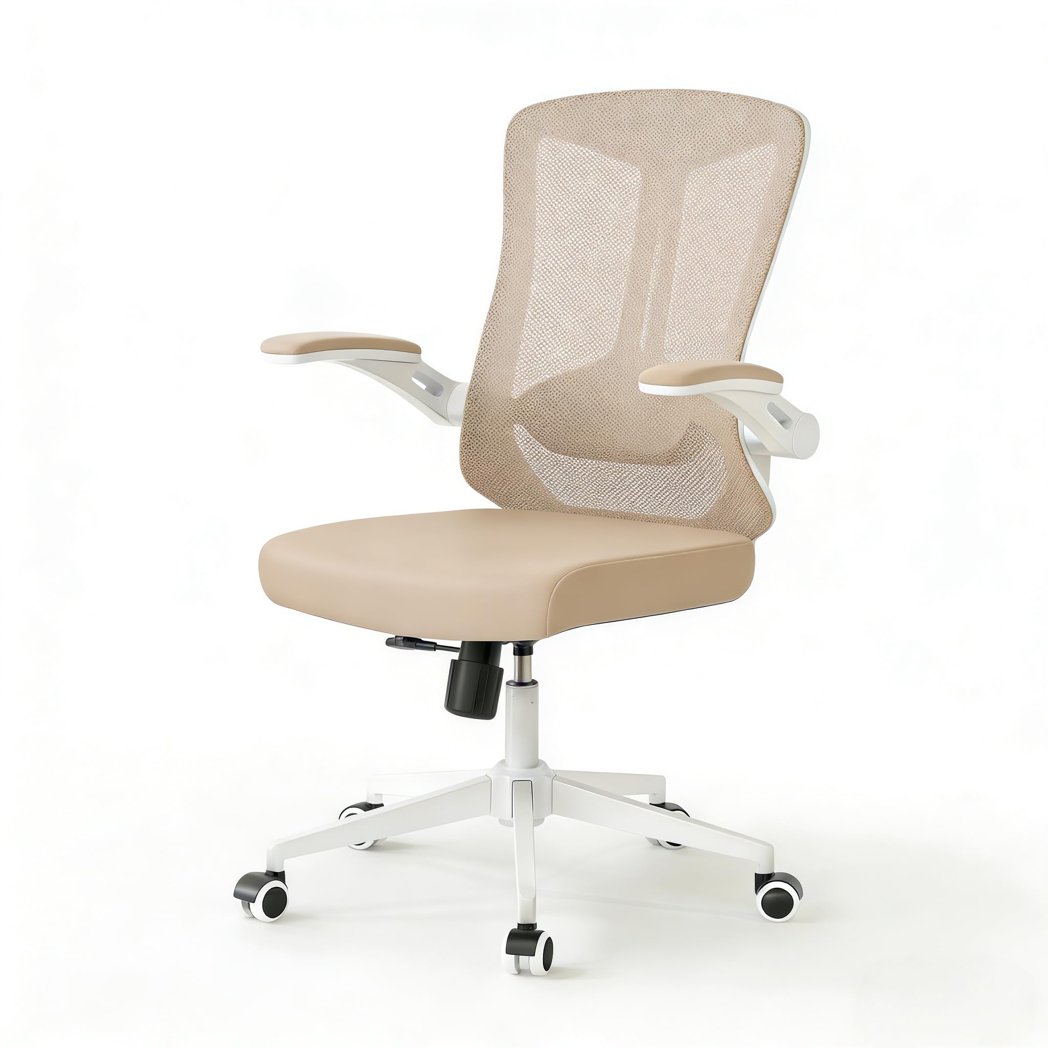 Ergonomic Office Chair - 350LB Comfy Desk Chairs with Lumbar Back Support Mesh Computer Chairs with Wheels and