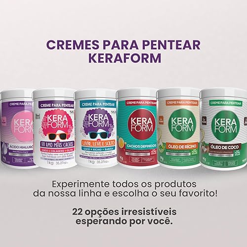 Miniatura 3 de Keraform Aloe Vera y Aceites Mezcla Crema Peinadora 2.2 lbs.