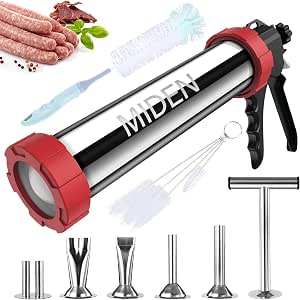 Miden 3rd gen 2.7lb premium beef jerky gun kit upgraded 316 stainless steel