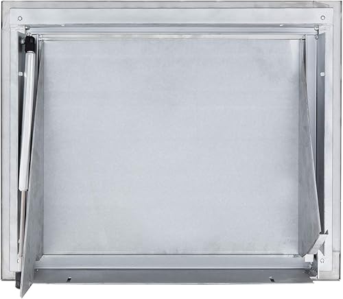 Miniatura 6 de Universal Stainless Steel ADA Compliant Trash Chute Door - Bottom Hinged, 21"(W) X 18" (H), Self Closing, Fire Rated & UL Approved by Oswald Supply