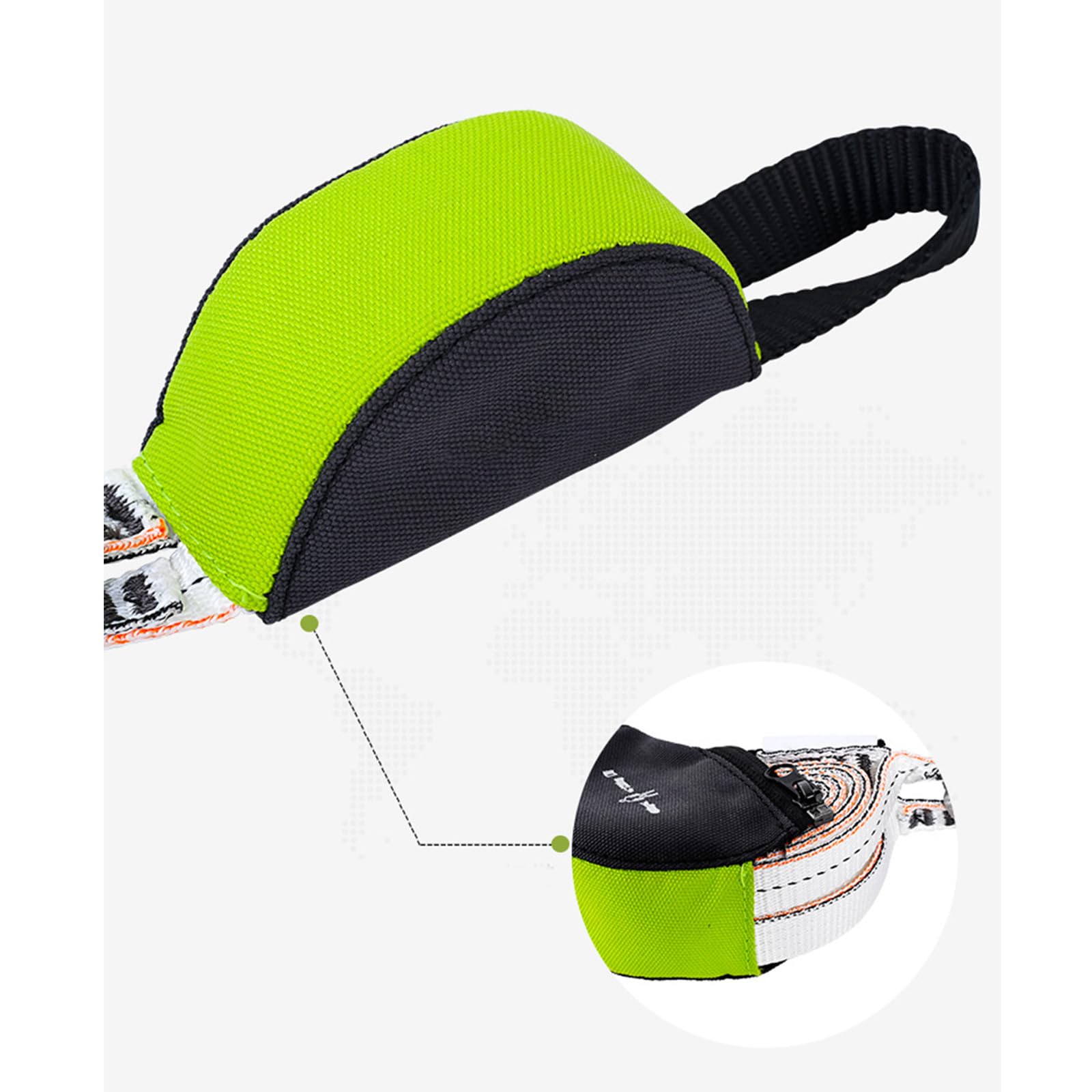 Mousqueton de sécurité robuste avec corps renforcé et mécanisme de fermeture sécurisé pour les expéditions d'escalade exigeantes - Mousqueton de sécurité en polyester léger