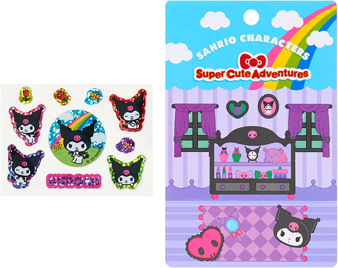 Sanrio 385310 Strap & Sticker Set (Super Cute Adventures My Smartphone) Chrome image 2