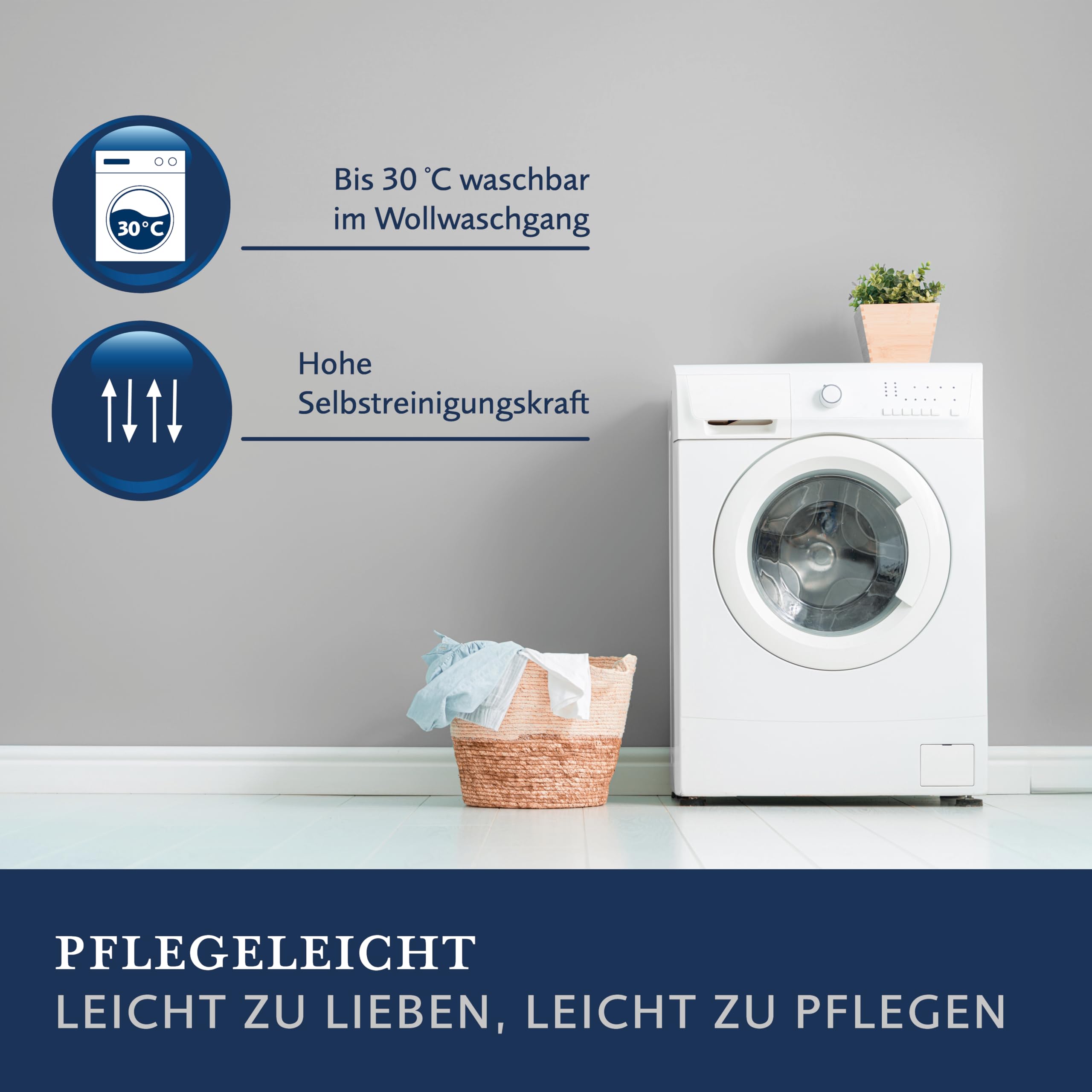 billerbeck Topper COSIDORM Nature – 90 x 200 cm – nakładka na materac – ochraniacz na materac i łóżko kontynentalne – reguluje wilgotność