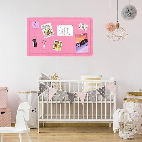 Miniatura 28 de Vuzvuv Barra de corcho negro de 16 x 12 pulgadas con 20 pasadores, tiras autoadhesivas para tablón de anuncios que no dañan la pared, tablero