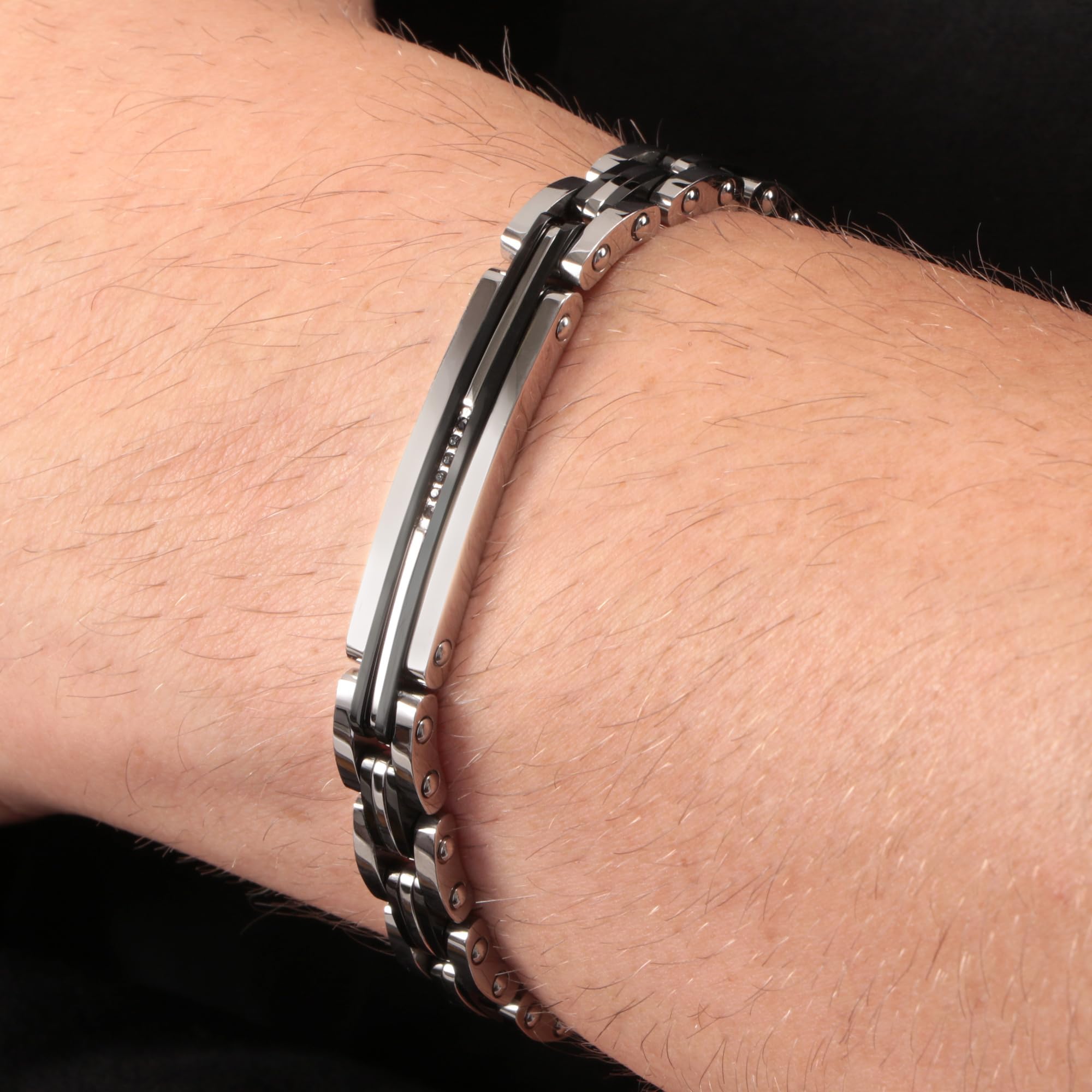 Morellato Bracciale da uomo, Collezione Motown, in acciaio inossidabile - SALS19