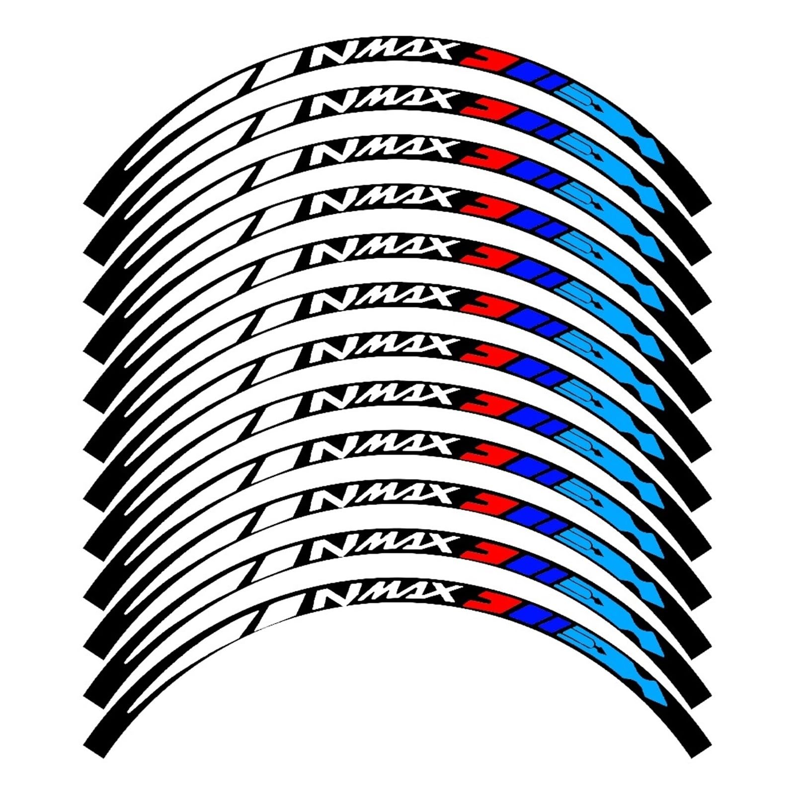 Motorcycle Decal Decorative Stripe for for Nmax155 for Nmax160 for NMAX125(2)