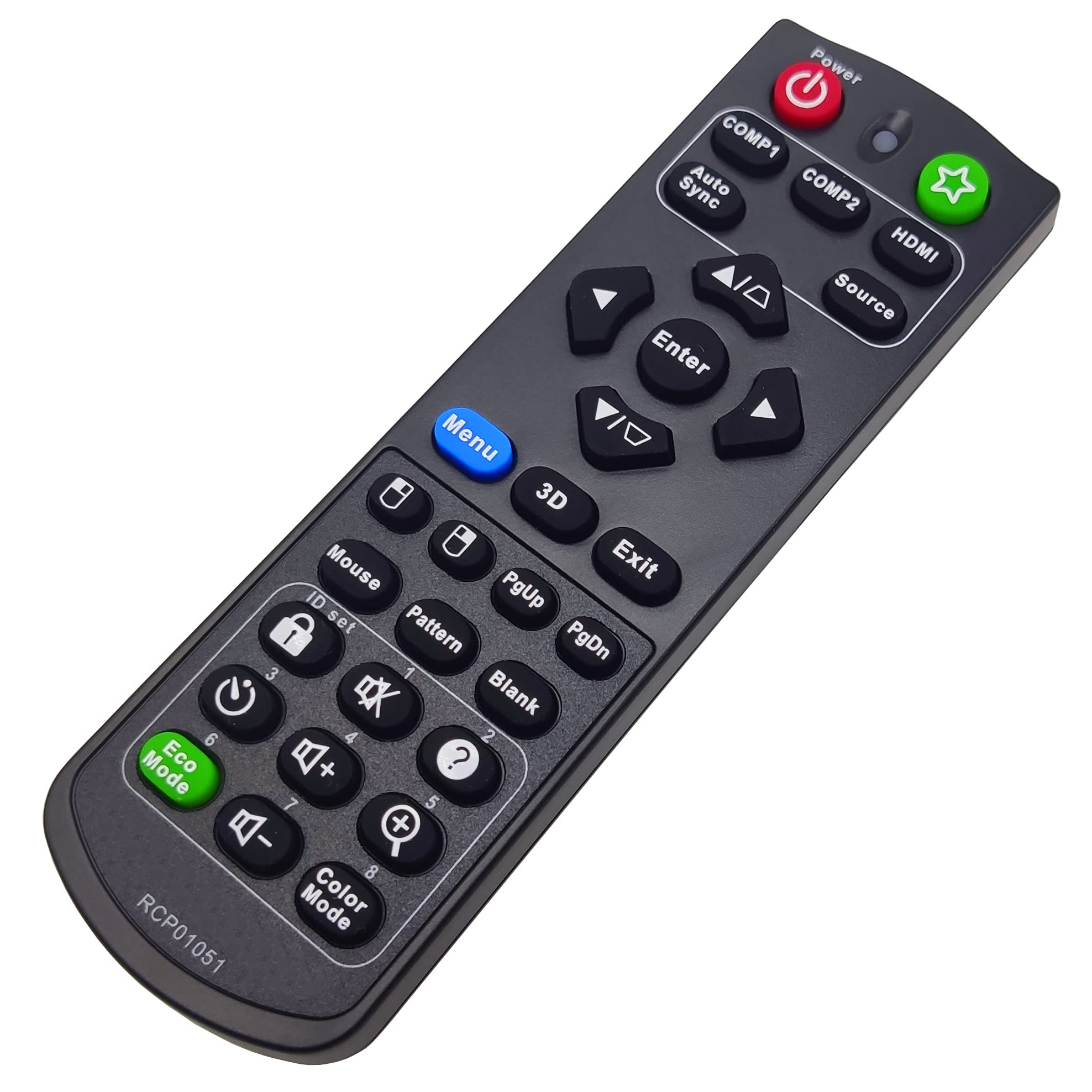 A-00009741 - Telecomando per proiettore ViewSonic PJD6352, PJD6550W, PJD6551W, PJD6552W, PJD7325, PJD7326, PJD7525W, PJD7526W, PJD7830HDL, PJD7835HD, PS7000X, PS7 0HD, PS75. 0X, PX800HD