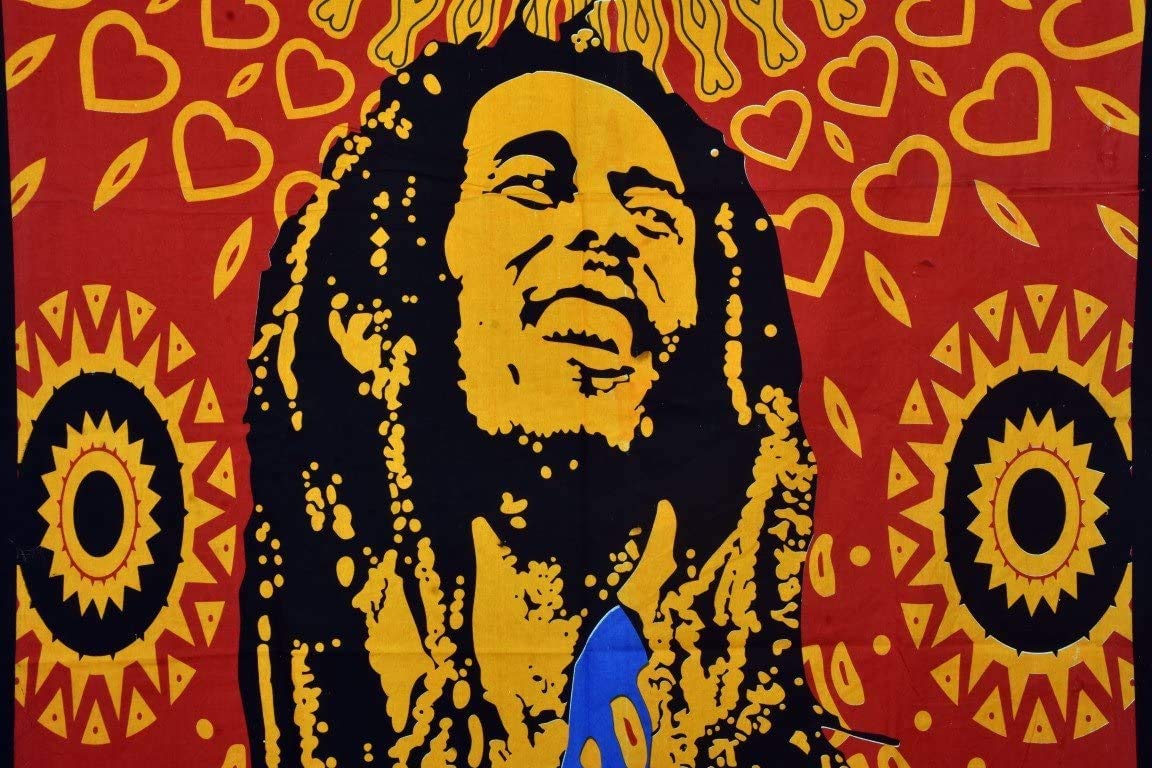 Bob Marley Wall Hanging - Bohemian Tapestry -2 Bob Marley Wall Hanging - Bohemian Tapestry -2