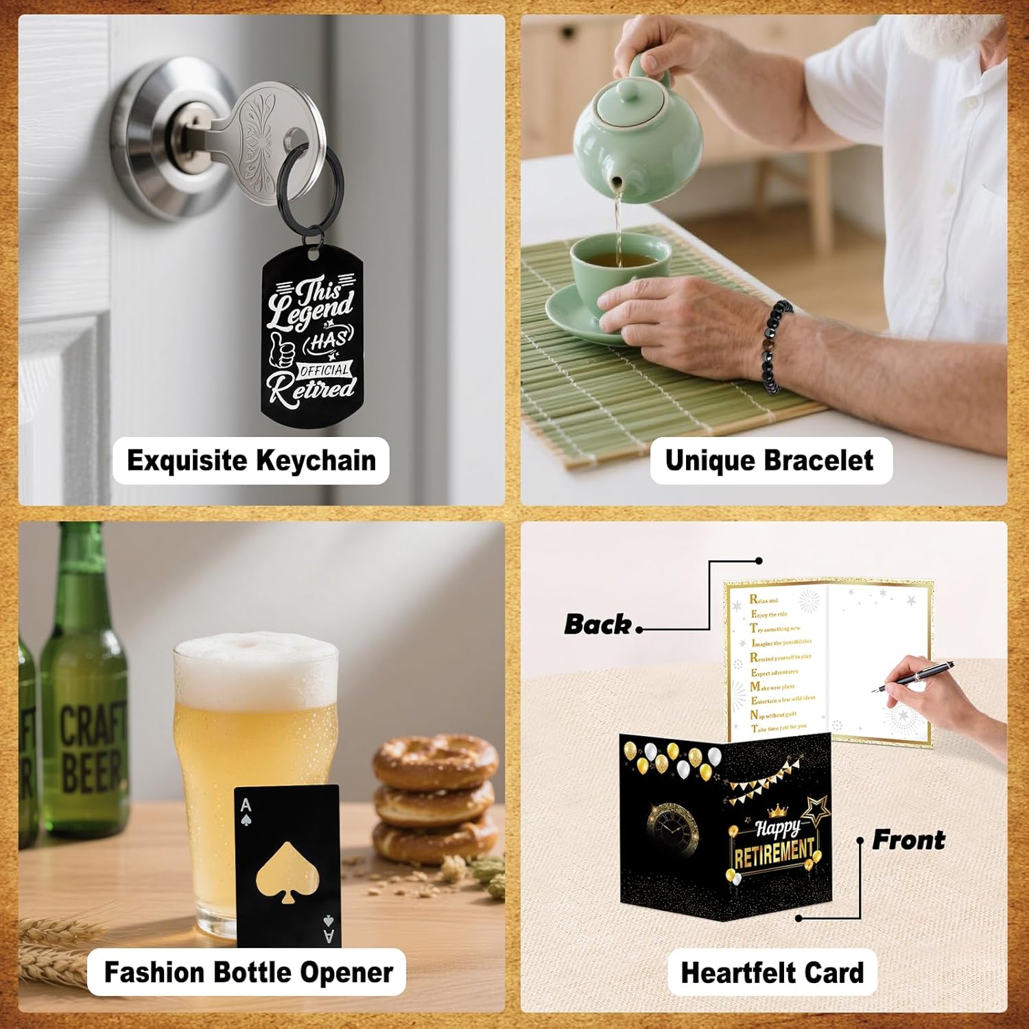 8 Pcs Retirement Gifts for Men 2026, This Legend Has Retired, Happy Retired Gifts Basket for Dad, Grandpa, Coworker, Teachers, Boss, Friends, Retirees, 20 Oz Tumbler Best Mens Retirement Gift Set - Image 5