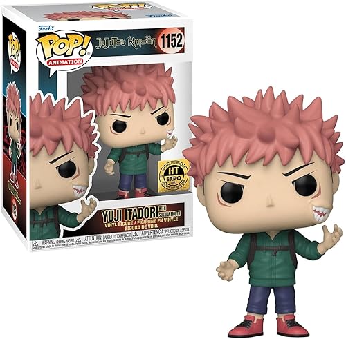 Funko Jujutsu Kaisen Pop Yuji con figura de vinilo Sukuna 2022 HT Expo Exclusive
