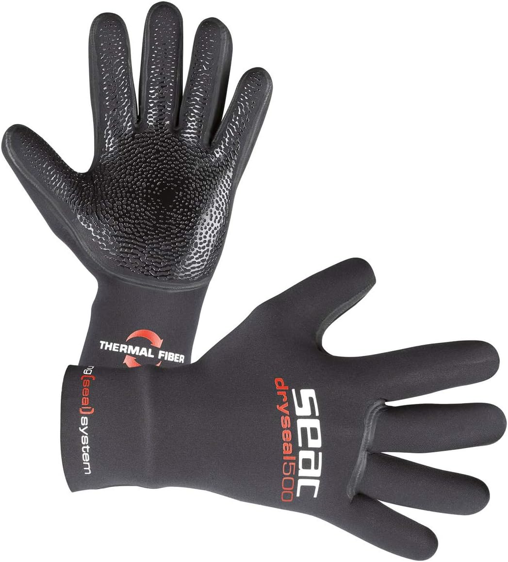 SEAC Dry Seal, High Stretch Aquastop Diving Gloves Small 5mm