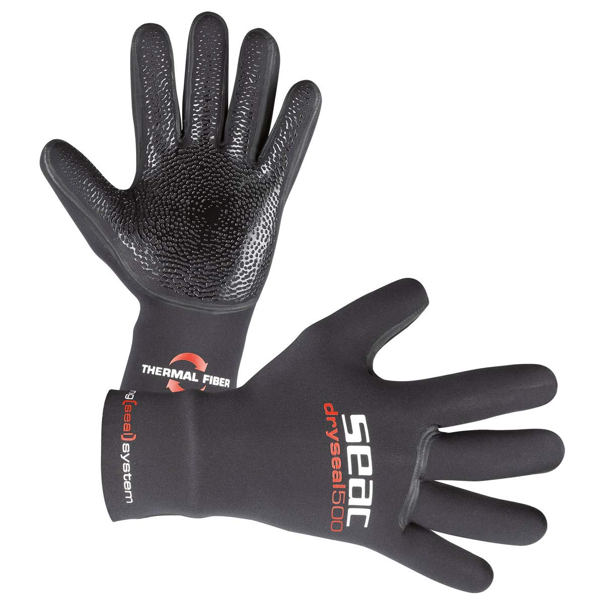 SEAC DrySeal Guanti da Sub in Neoprene da 3.5 mm e 5 mm, da Uomo e Donna