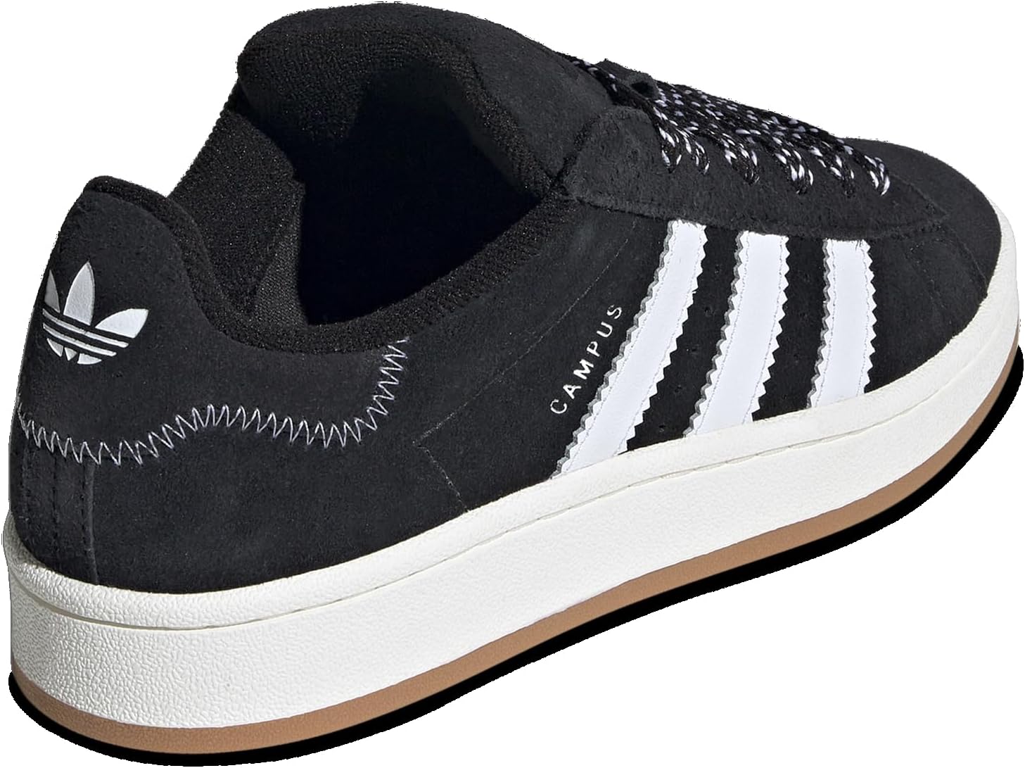 adidas Womens Campus 00s Shoes, Core Black/Cloud White/Off White, Size 7.5