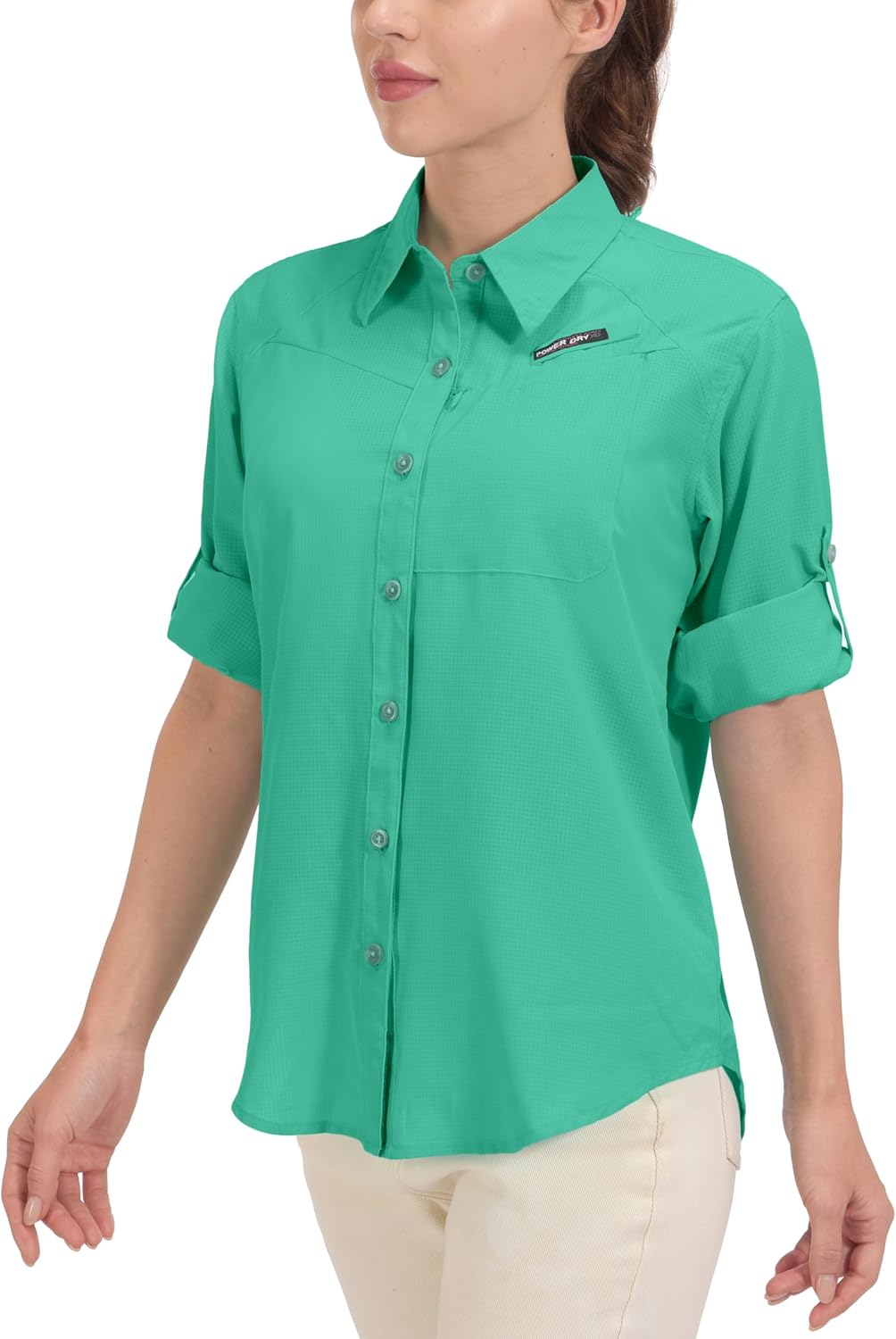 Little Donkey Andy Women's UPF 50 UV Protection Shirt, Breathable Long Sleeve Fishing Hiking Shirts, Quick Dry