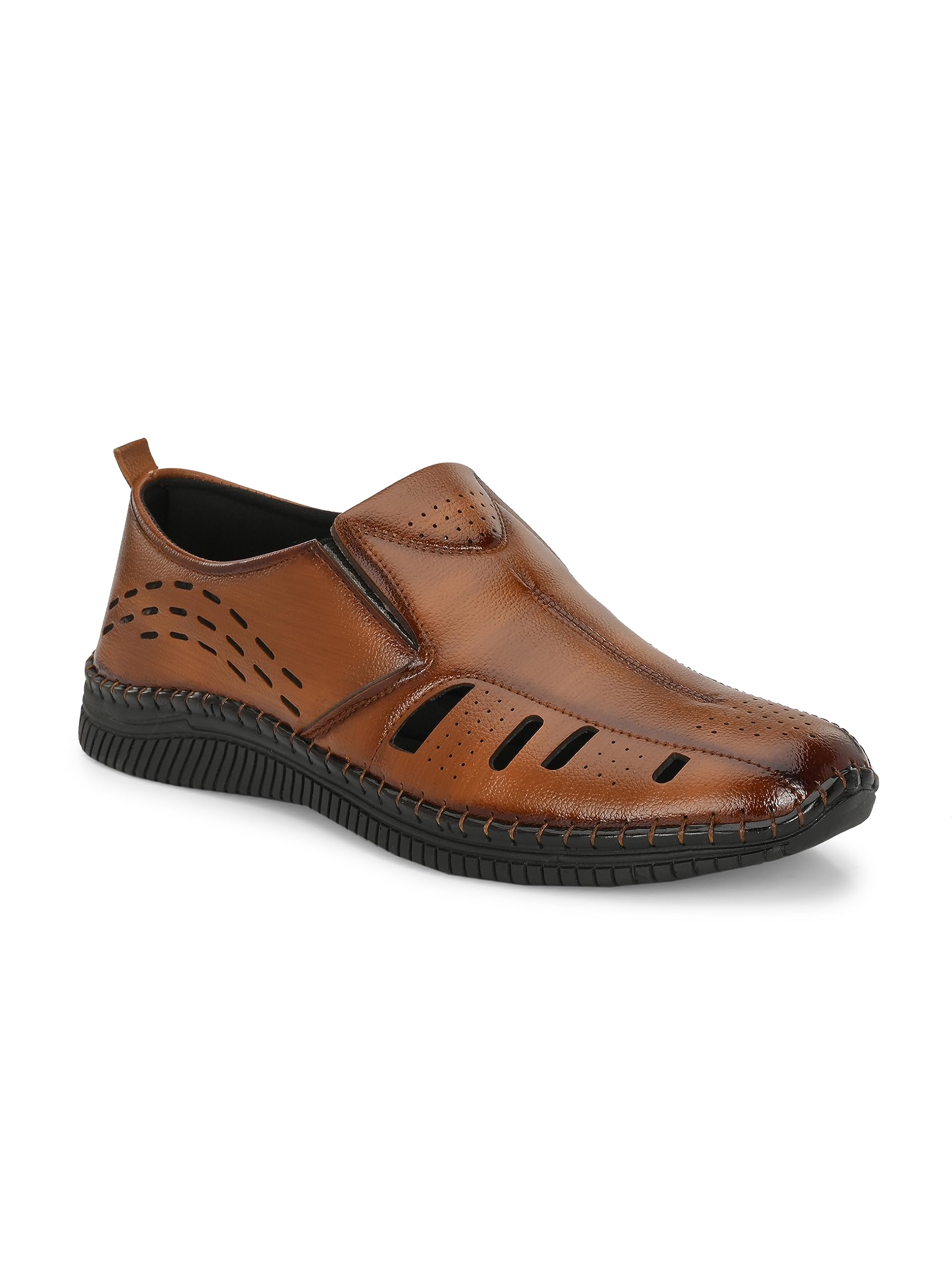 Rising Wolf Synthetic Leather Hook & Loop Shoe Style Sandals for men TN/09 (B0CGV363NM) Amazon Price History, Amazon Price Tracker