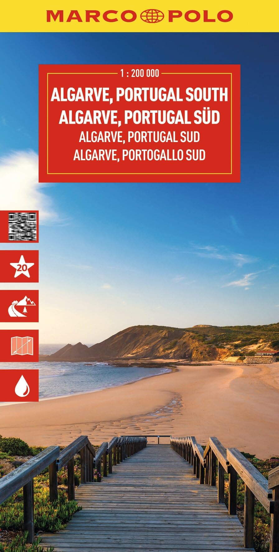 Algarve, Portugal South Marco Polo Map