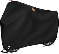 Bowagn Waterproof Bike Cover for 1-2 Bikes - Outdoor UV Dust Wind Rain Proof for Mountain Road Ebike