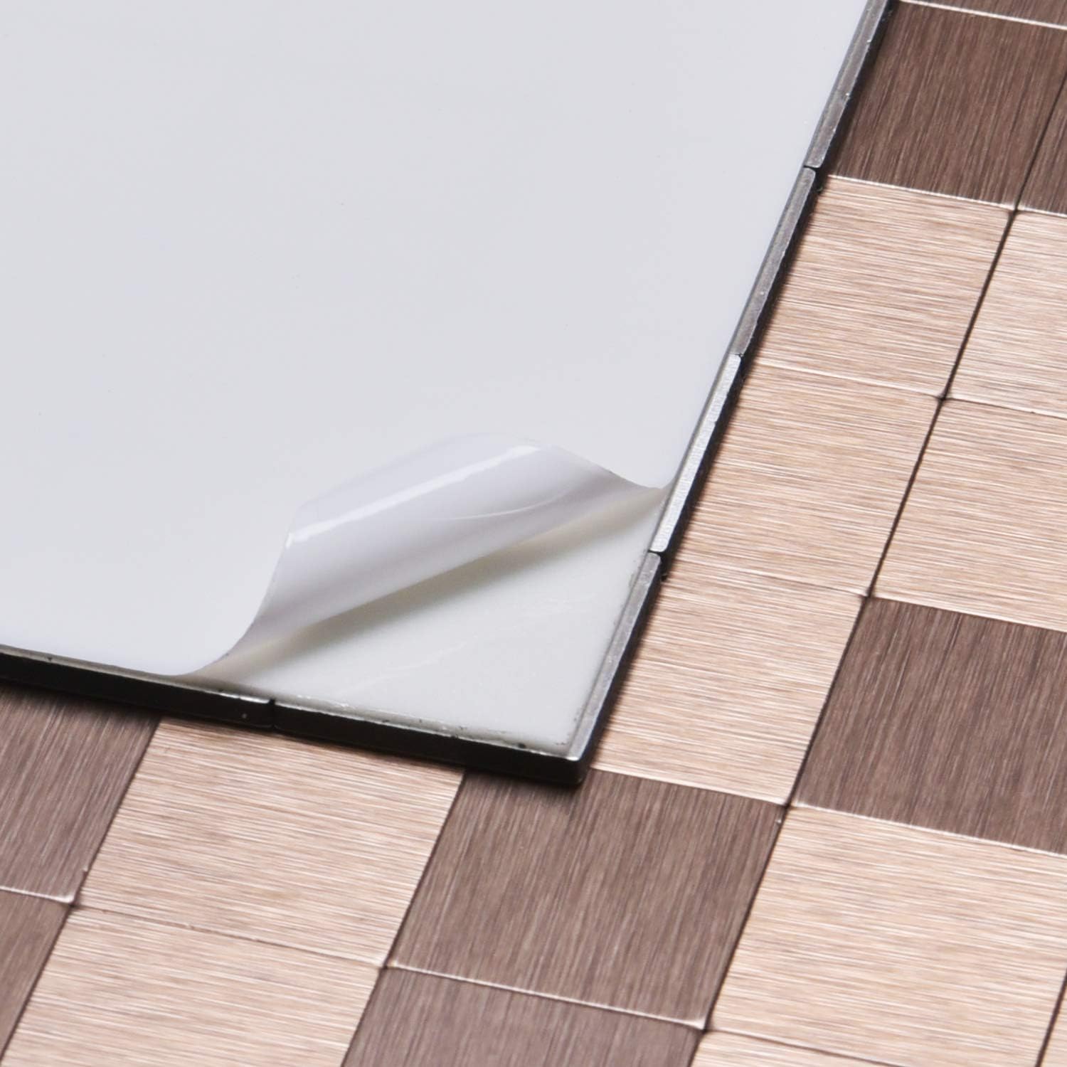 Flаѕh Sаlе Art3d 10-Piece Peel and Stick Tiles Modern Aluminum Mosaic, Old Kettle