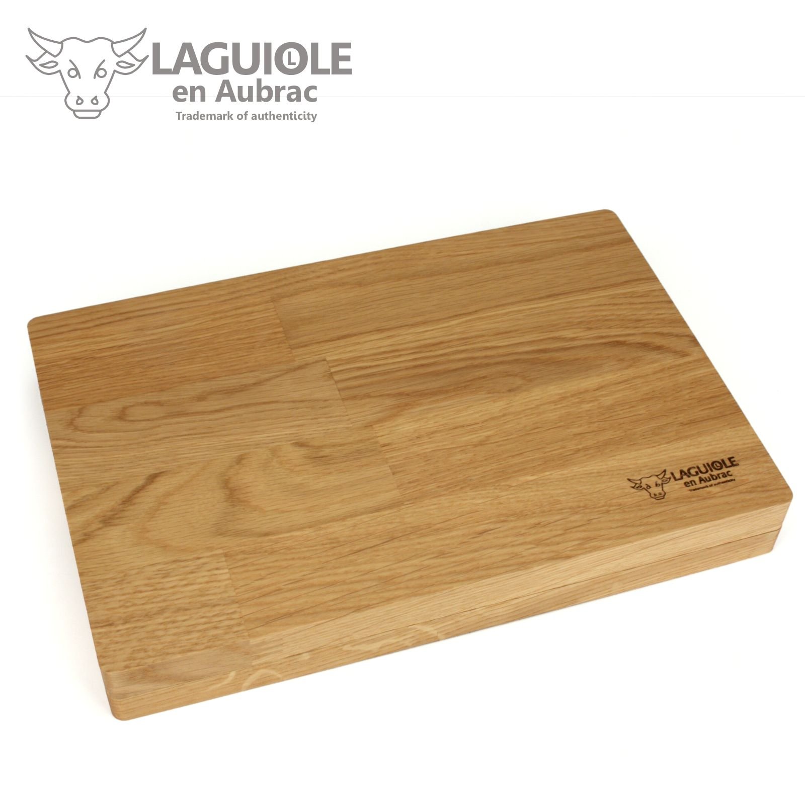 Laguiole en Aubrac - Set Kellnermesser Käsemesser Buttermesser - Griff Büffelhorn - Edles Wein Käse Besteck Geschenkset