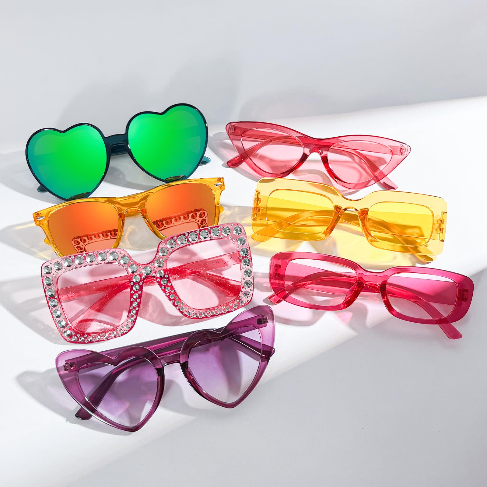 Amazon.com: Geopty 10 Pack Party Sunglasses for Women Bulk  display picture 2