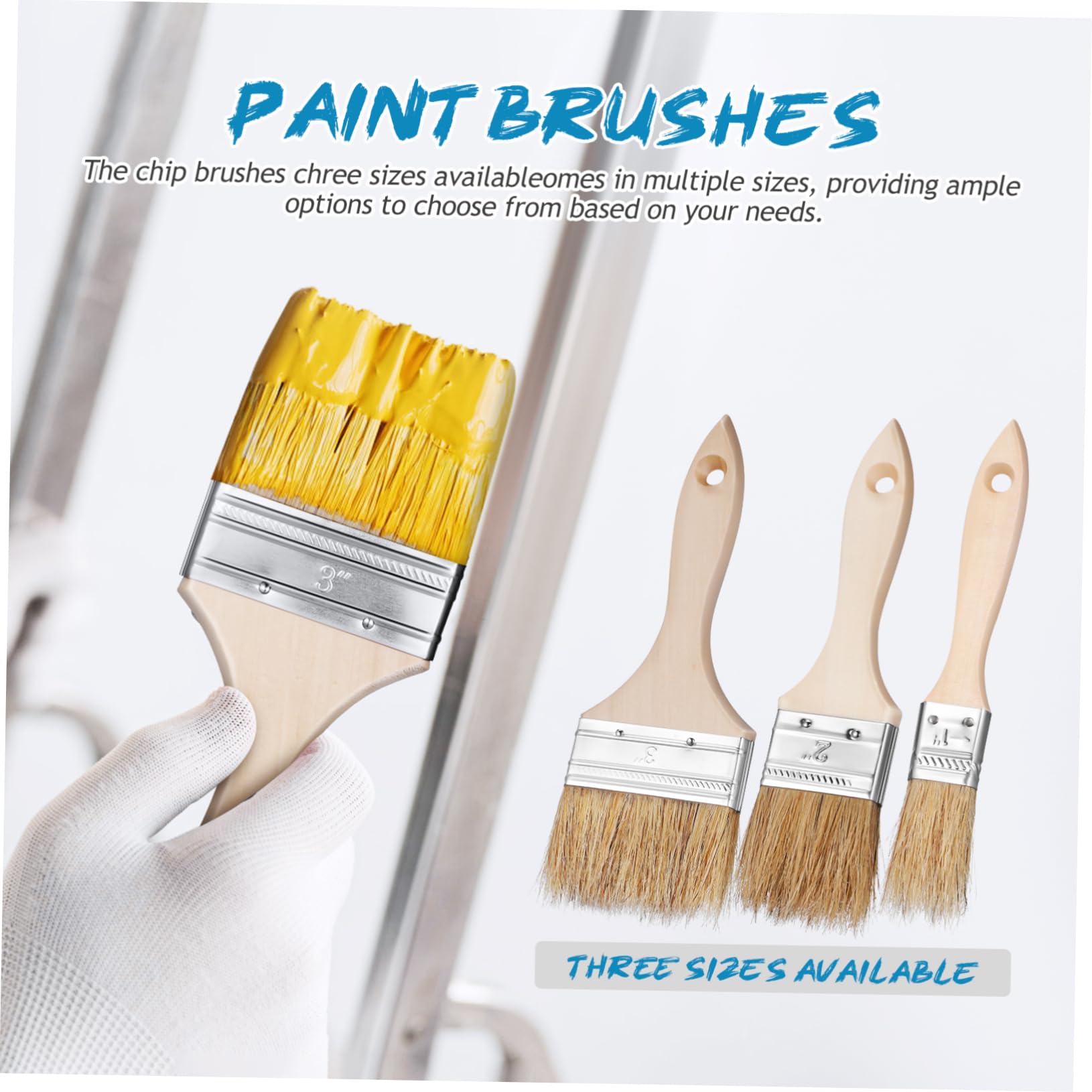 jojofuny 48 Piezas Cepillo De Parrilla Cepillo De Pintura Pinceles para Paredes Pintura De Muebles De Alimentos De Pastelería para Asar para Pintura Óleo