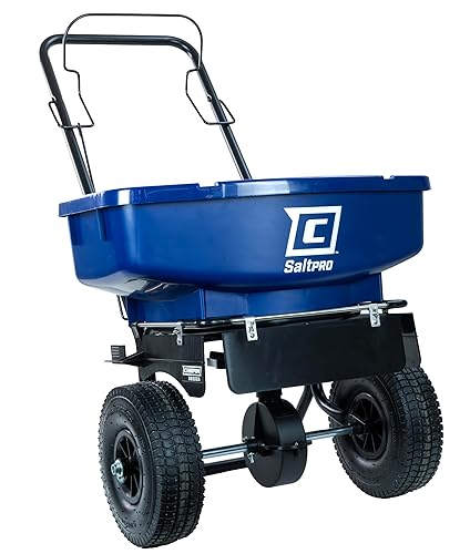 Chapin 88000A Spreader, Salt, Ice Melt, 80Lbs, SaltPro, Walk Behind,