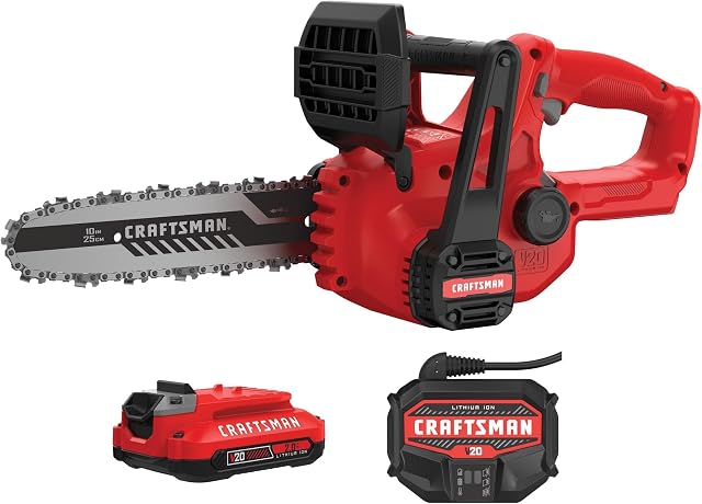 CRAFTSMAN Cordless Mini Chainsaw 10 Inch