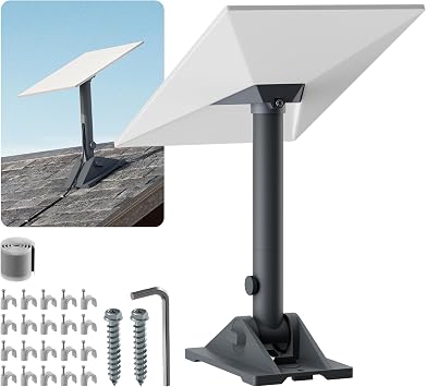 Starlink Roof Mount, Starlink Standard 4/Gen 3 Pivot Wall Mount Aluminum
