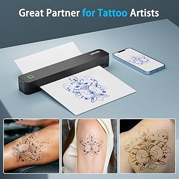 その他 Tattoo stencil printer Amazon.com: Tattoo Stencil Portable Thermal Printer