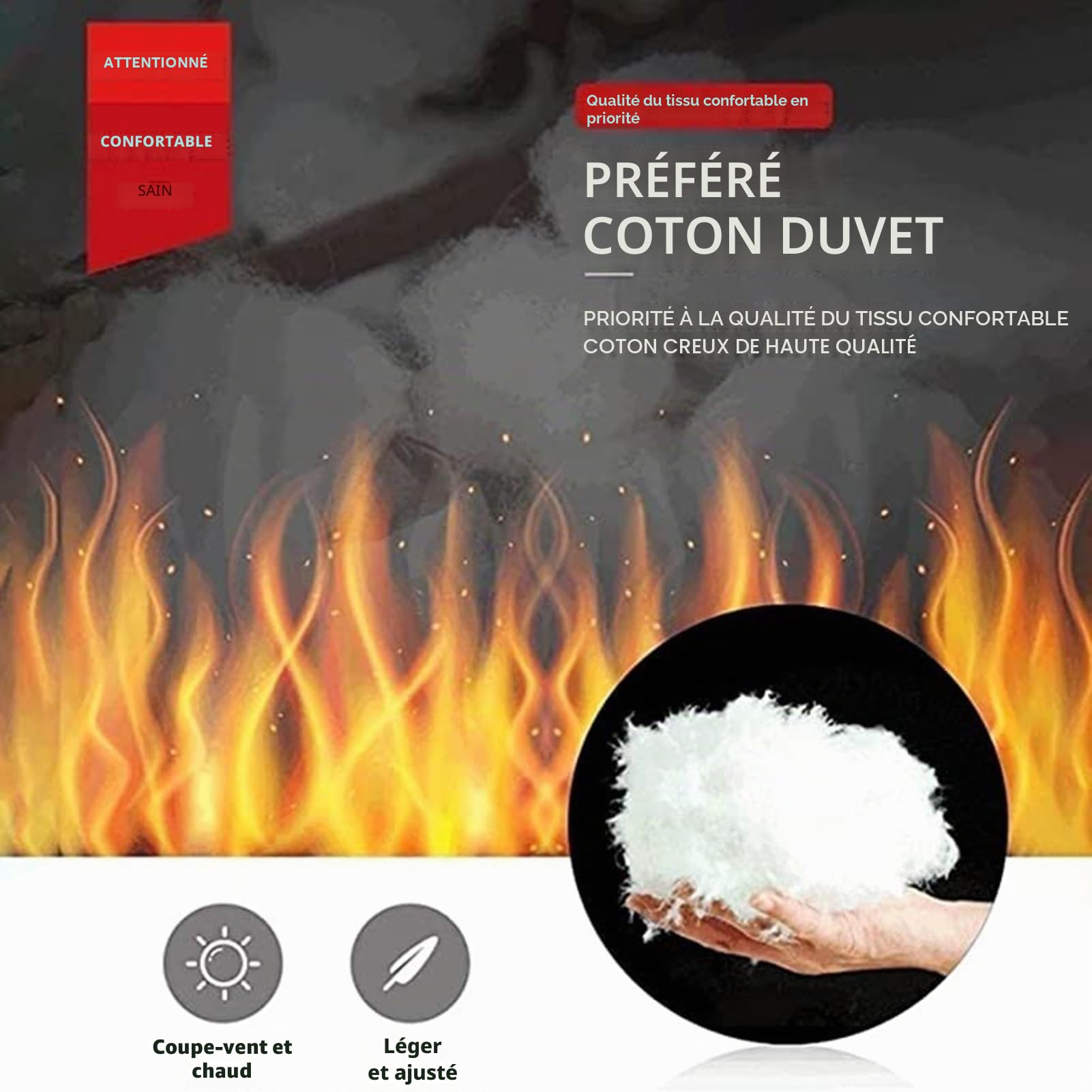Gilet chauffant grande taille: Tour de poitrine jusqu'à 180 cm | Conçu pour les hommes pesant entre 90 et 140 kg - Gilet thermique chauffant d'hiver pour extérieur