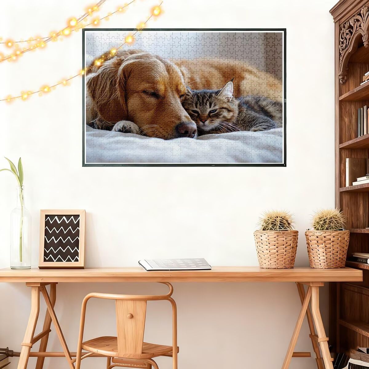 Puzzle dla dorosłych, 4000 puzzli dla psów, 4000 sztuk, dla dorosłych, drewniane gry logiczne, klasyczna, edukacyjna, wymagająca gra dla całej rodziny, dekompresja, prezenty dekoracyjne w stylu Rzymu
