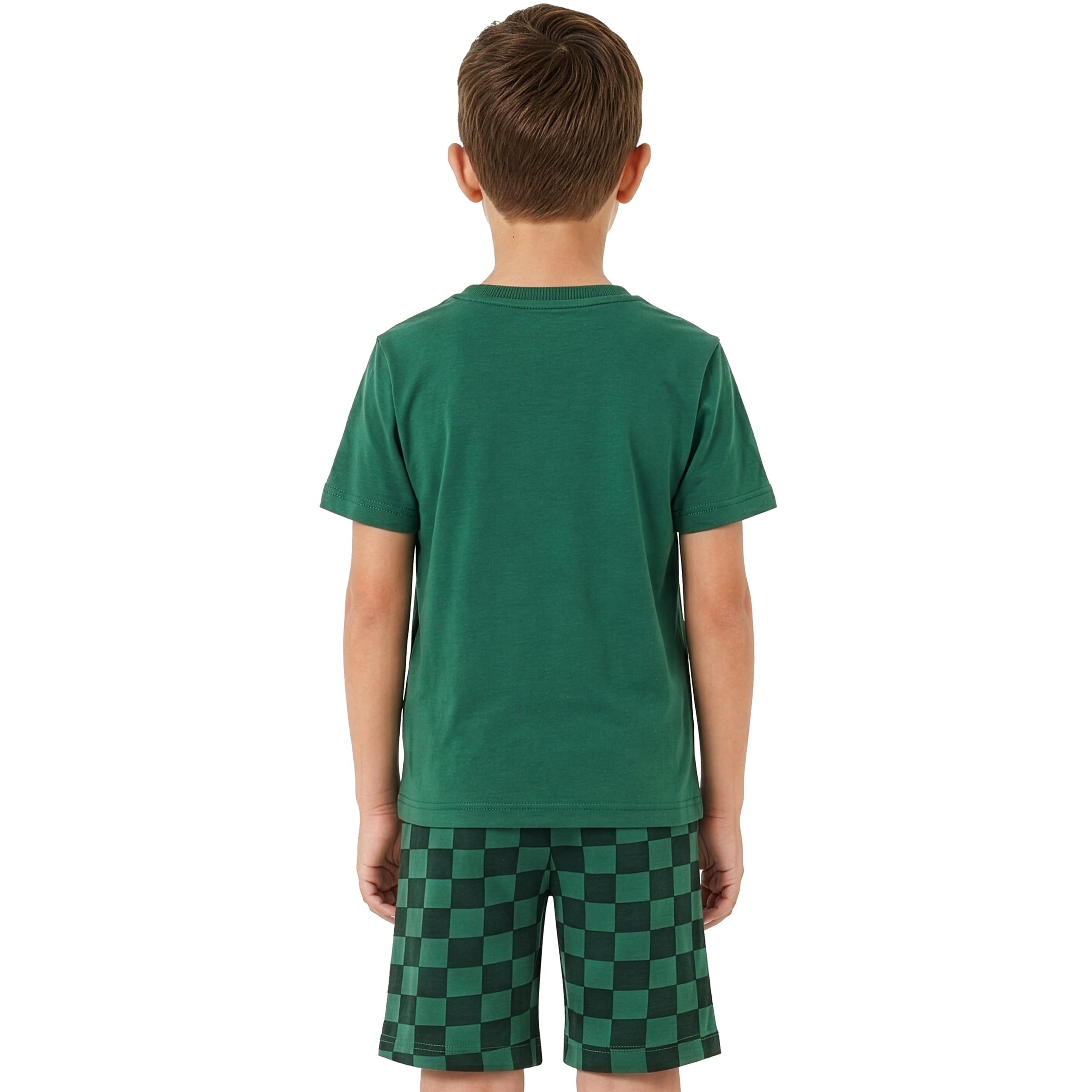 MINECRAFT Pigiama Bambino, Pigiami Ragazzo Creeper, Pigiama Bambino Manica Corta