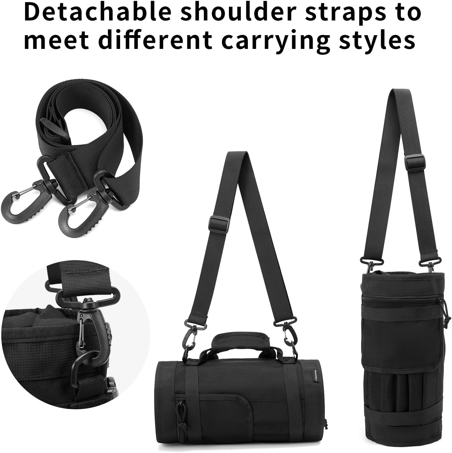 Roll up Tool Kit, Portable Large Capacity Tool Storage, Multi functional Tool Storage Organizer Roll up Carrying Tool Kit Gifts for Men, Electricians, Machinists, and Plumbers