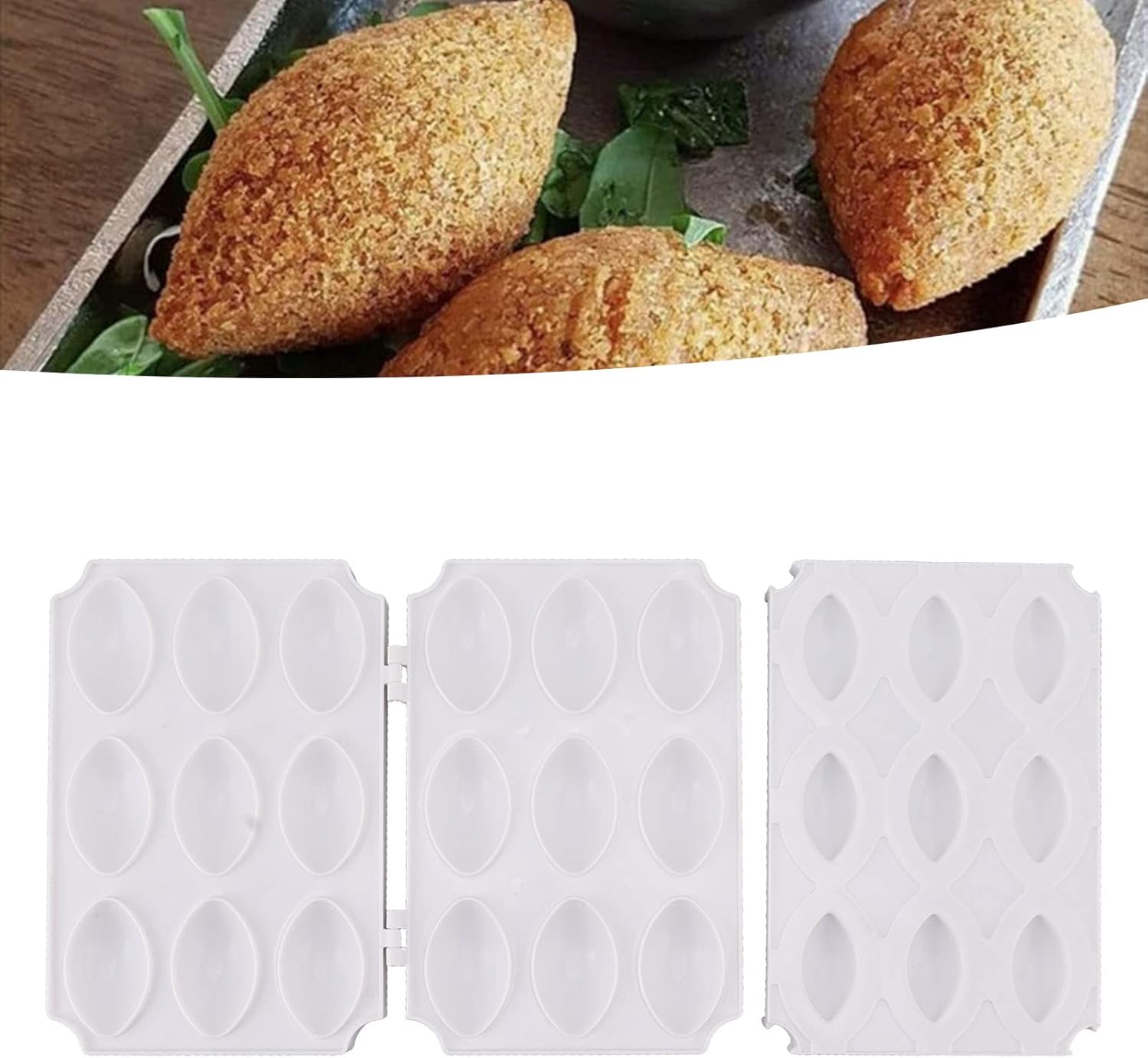 Meatball Making, Meatloaf Maker Press Tool High Temperature Resistant for Home (Nine Grids)