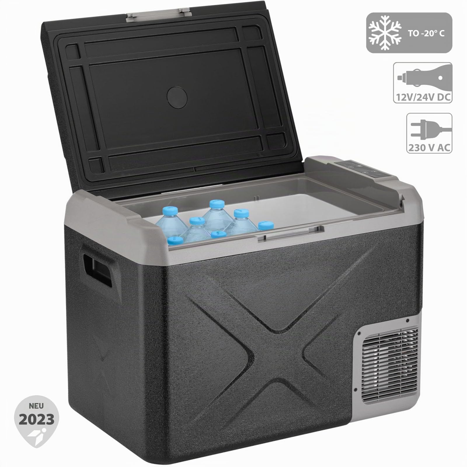 BRUNNER Kompressor Kühlbox Polarys Freeze SZ 50 L Auto Camping 12/24V 100-240V