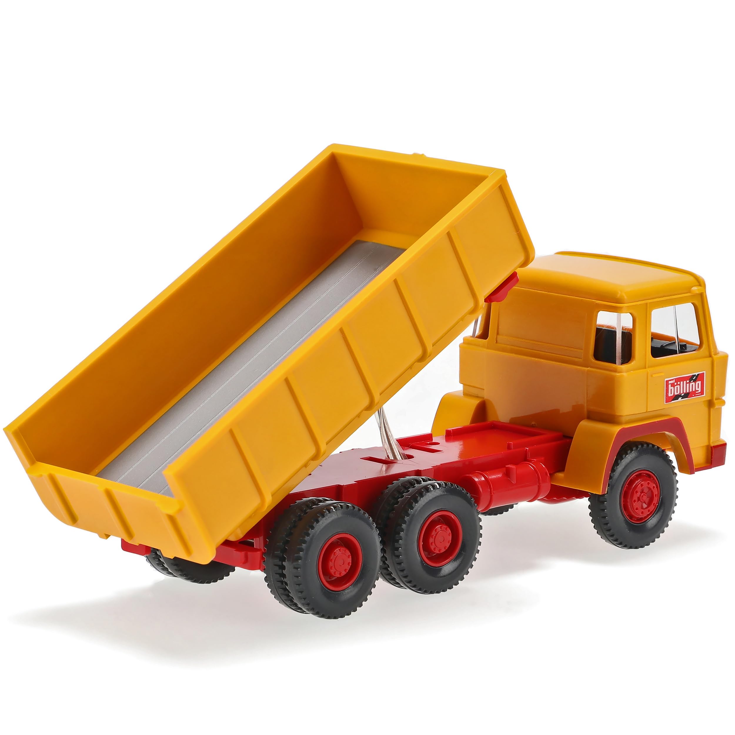 Magirus Tipper Rubble Truck with Filling Yellow Truck H0 1/87